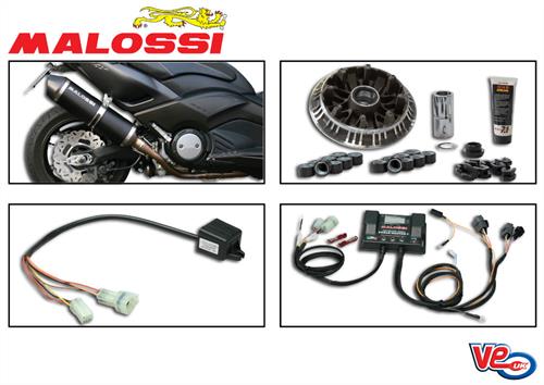 MALOSSI OVER RANGE YAMAHA T-MAX TMAX 530 2012 